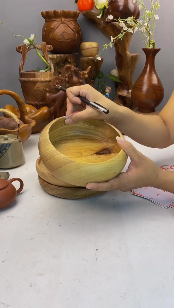 香樟木A4微瑕碗/尺寸