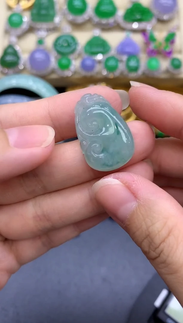 颈饰未镶嵌翡翠149-中国好珍宝