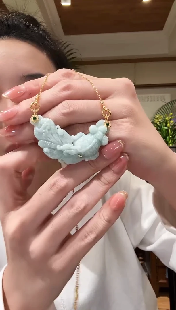 【闪购商品】翡翠颈饰未镶嵌国风