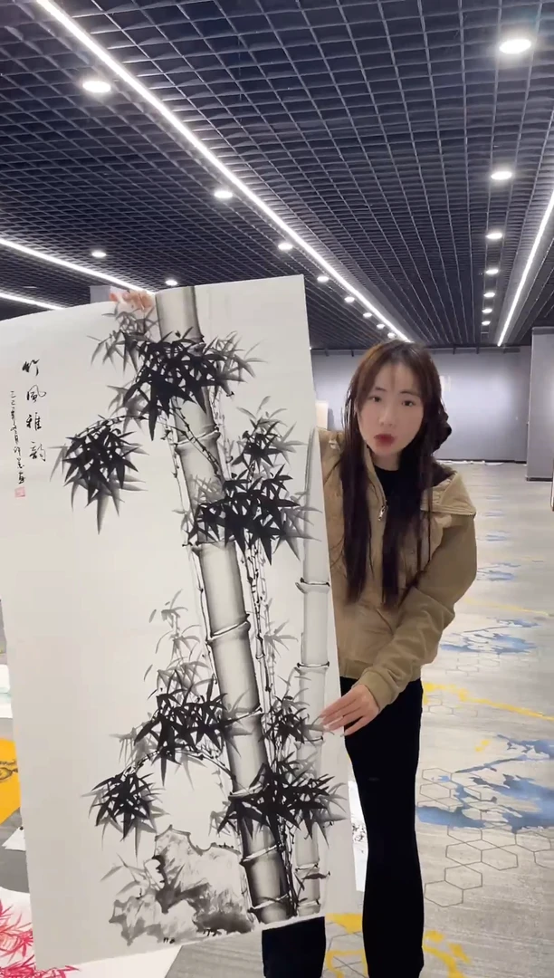 竖款年画艺术作品欣赏A55