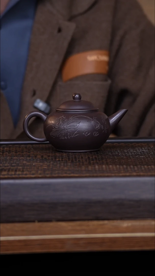 茶壶紫砂宜兴手工原矿紫砂壶001