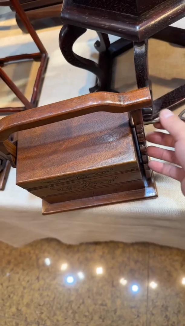 木小提盒  工艺品 摆件