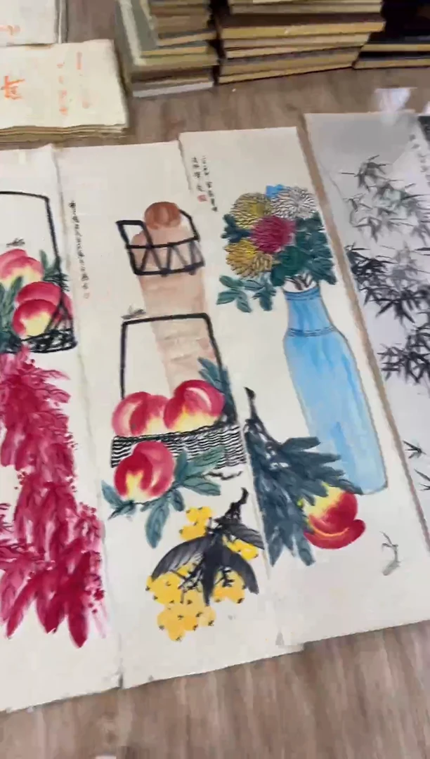 横款中式古典书画作品