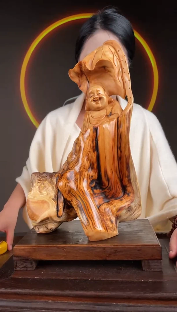 柏木（崖柏）手工摆件,先抢先得!编号:66