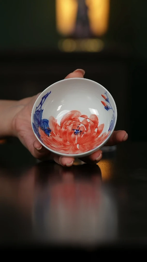 摆件陶景德镇陶瓷杯/碟/盘/碗