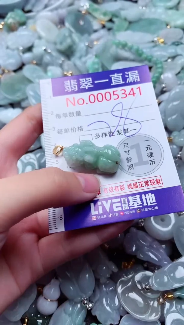 吊坠(不含链)未镶嵌翡翠5341
