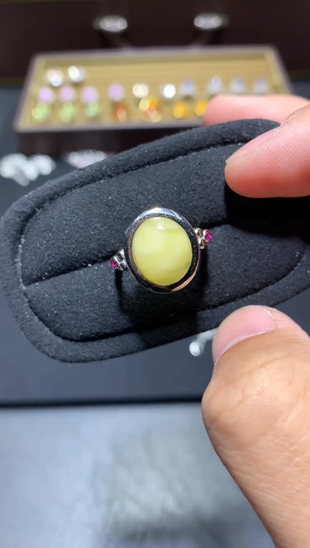 未镶嵌琥珀戒指W16【多样性发其一】