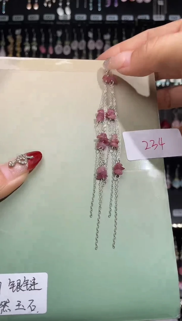 【闪购商品】紫晶耳饰银S925镶嵌喜欢拍