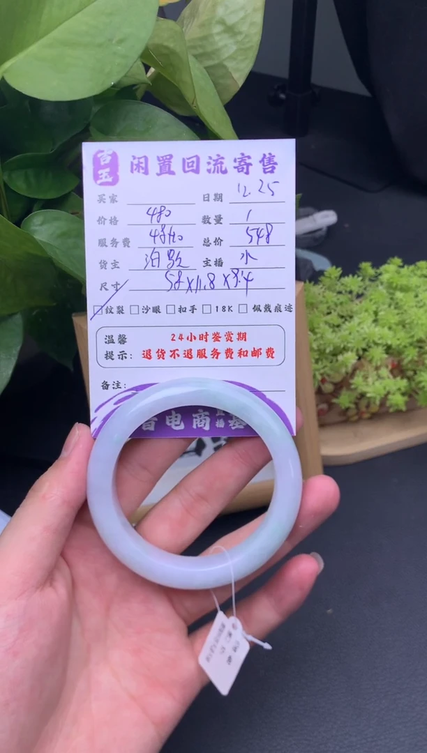 未镶嵌手镯翡翠手镯