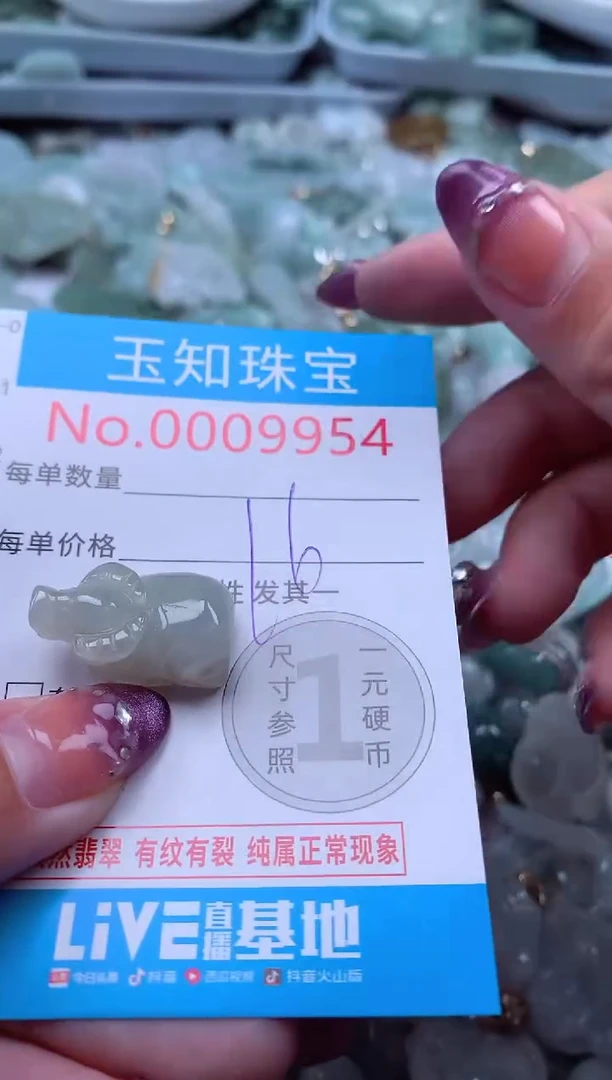 翡翠未镶嵌吊坠(不含链)9954