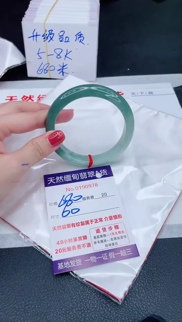 未镶嵌手镯翡翠680.00