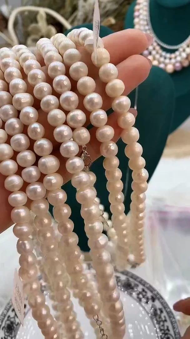 【闪购商品】淡水珍珠项链合金3