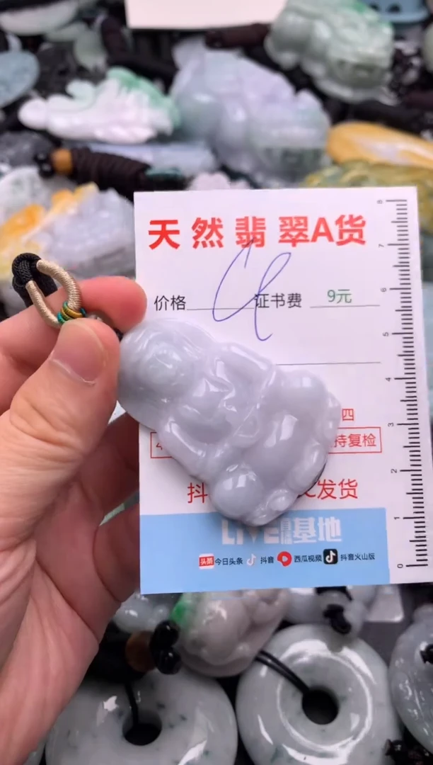 翡翠未镶嵌吊坠(不含链)1