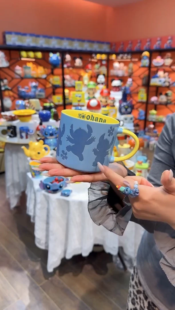 瓷片@@陶瓷杯史迪仔杯子