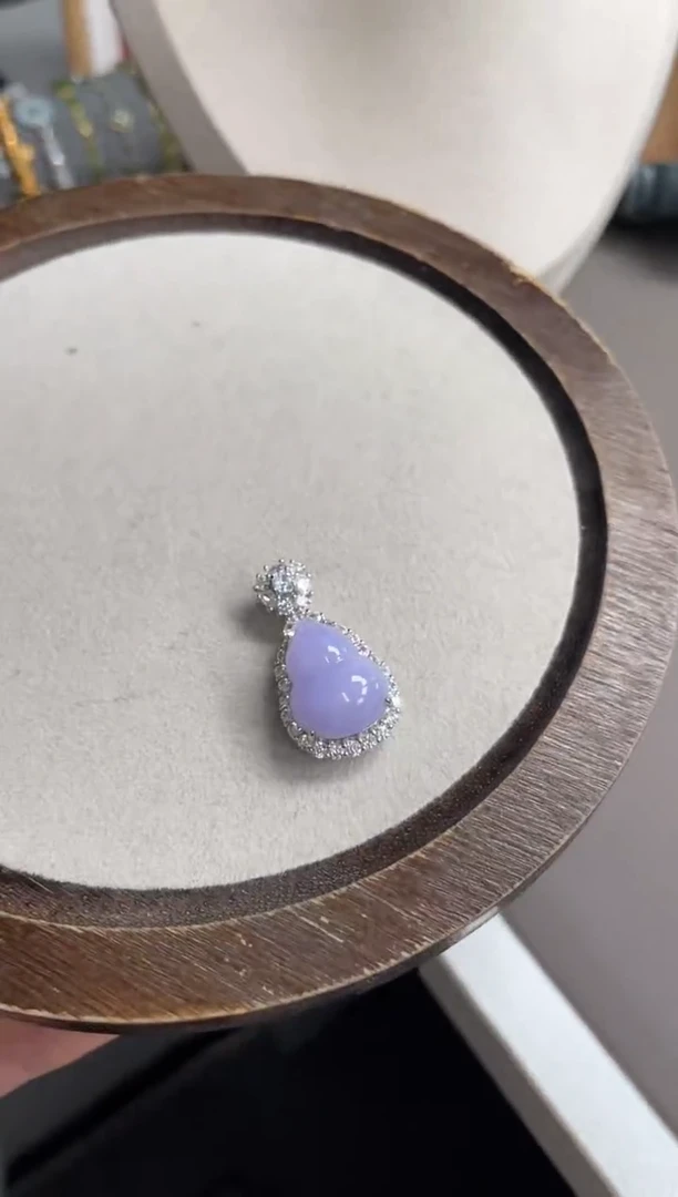 颈饰银S925镶嵌翡翠1