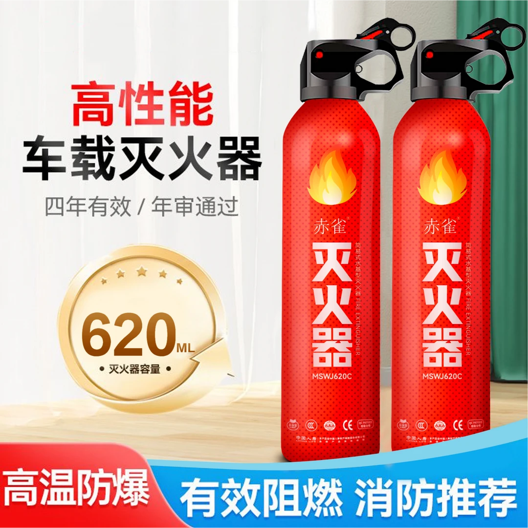 汽车灭火器水基私家车小型车用家用年检审车汽车小车年审