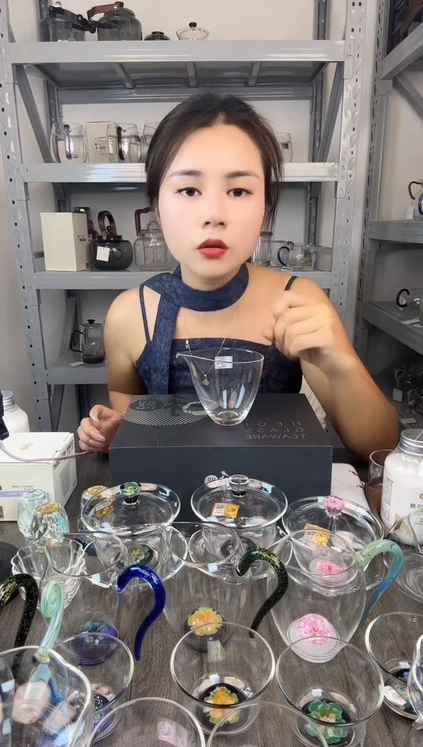 水晶玻璃无盖款禾器 天泽茶海