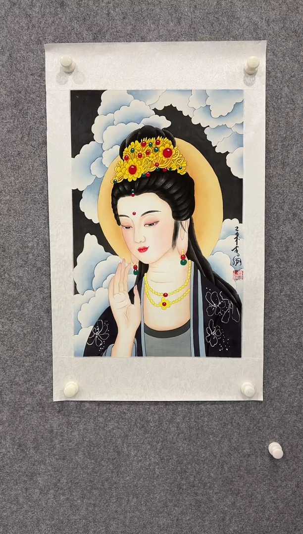 国画李纲-2.7平尺-国画作品