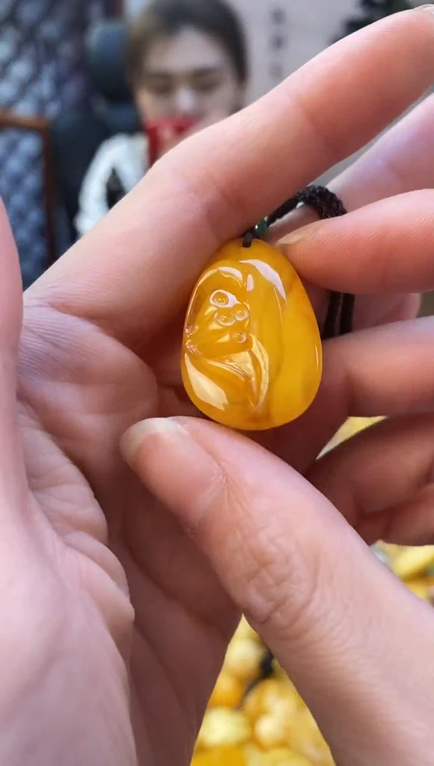 裸石琥珀未镶嵌天然琥珀蜜蜡