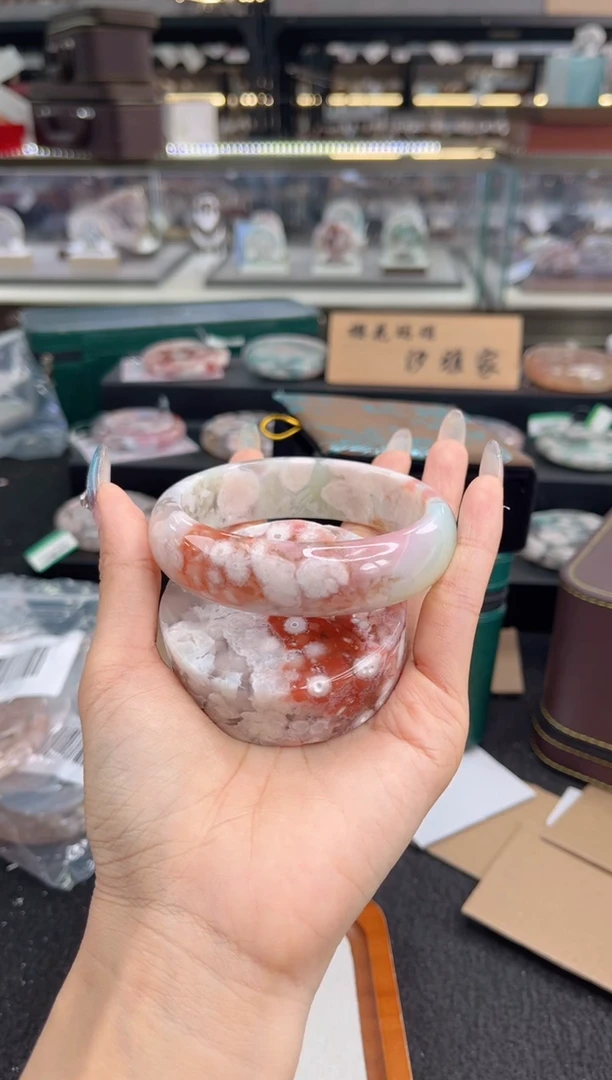 石英质玉手镯未镶嵌65圈口（赠品镯心）4s988358
