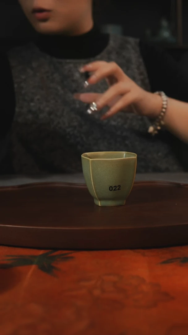 杯子柴烧  022 汝州原产地原矿仿古老釉