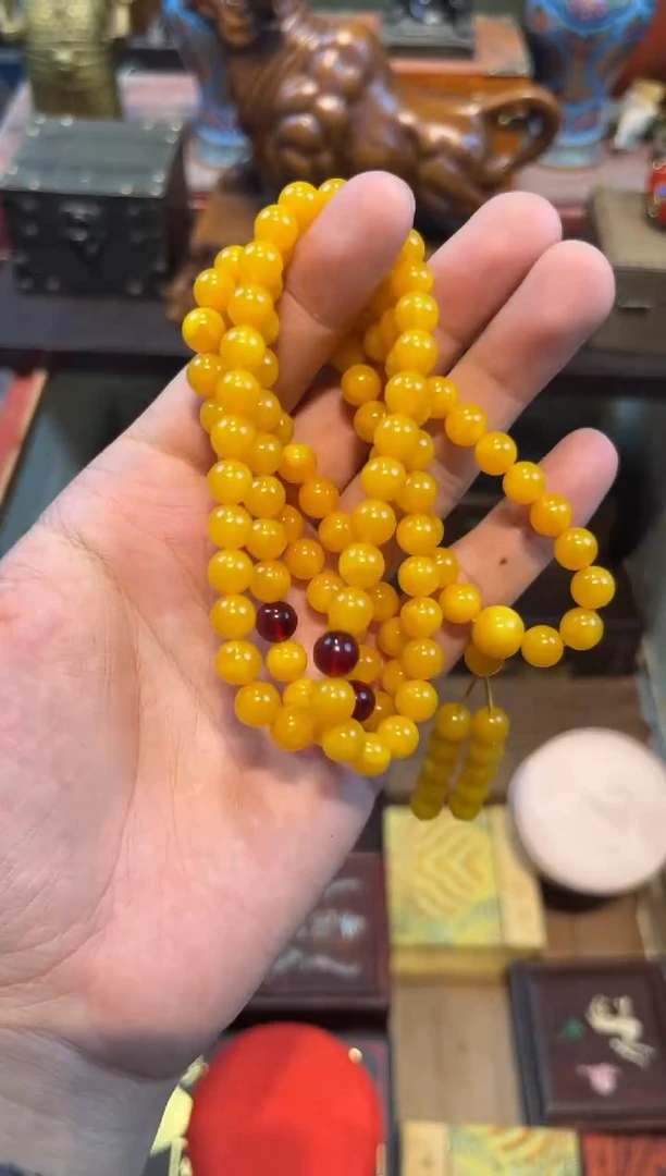 未镶嵌蜜蜡裸石Q刘哥高端专属精品72