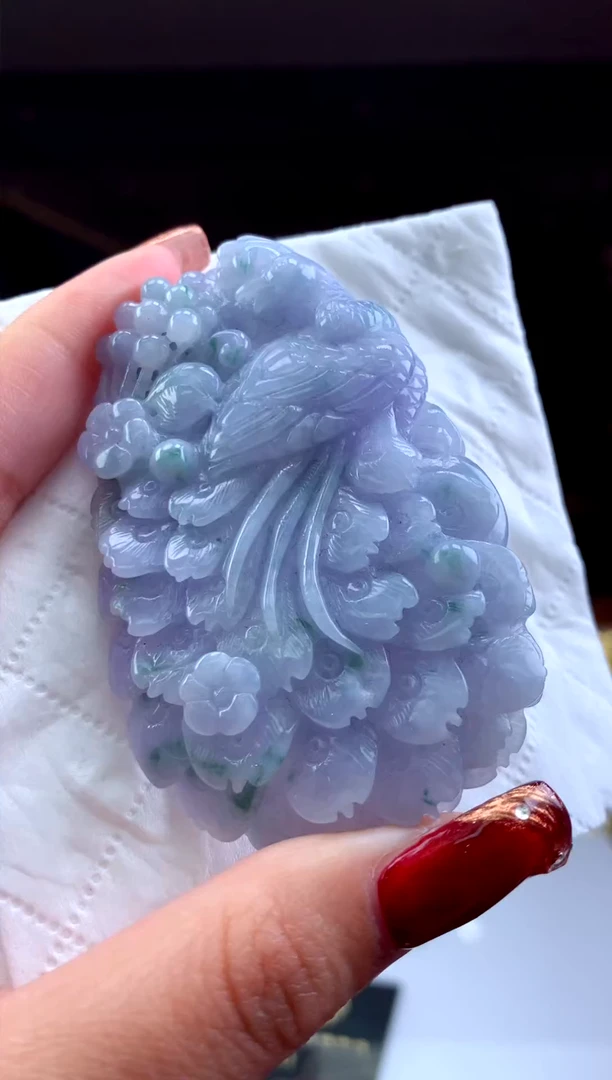 【闪购商品】定制翡翠未镶嵌天然A货翡翠挂件（拍一发一）