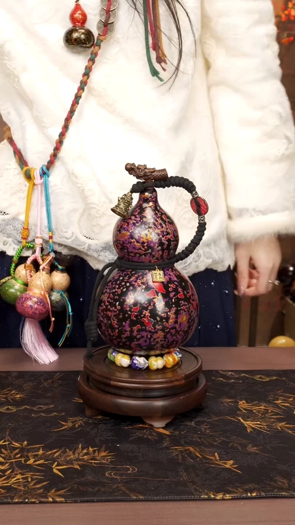 471--高端工艺大漆酒葫芦--318