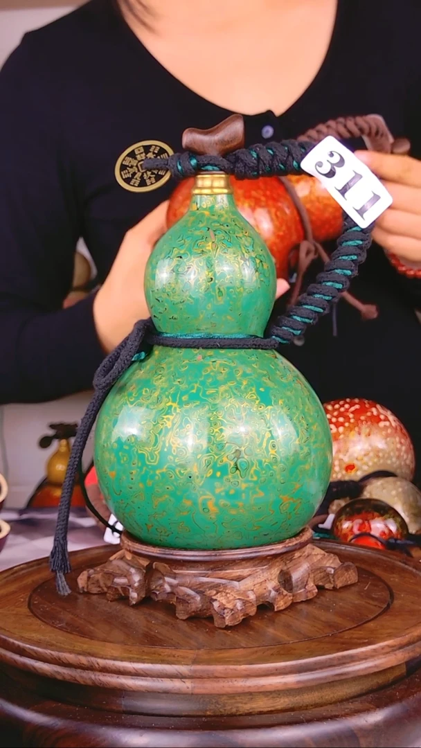 311大漆酒葫芦一物一拍 真葫芦真大漆