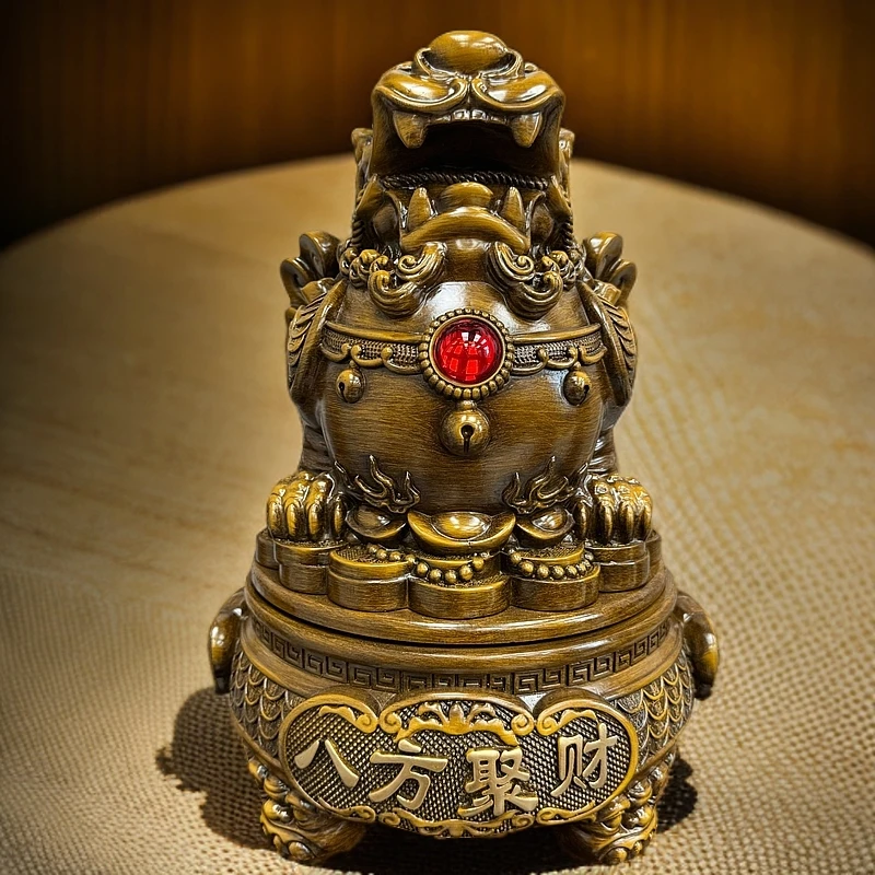 【八方聚财】貔貅中式高档摆件 长20高28.5   093