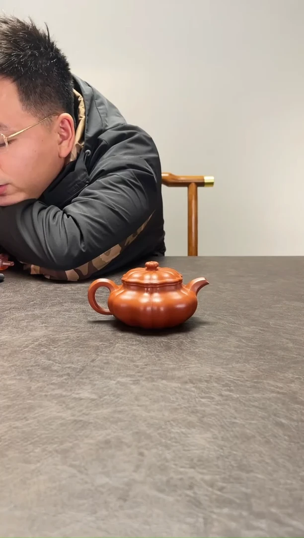 茶壶紫砂葵仿古123