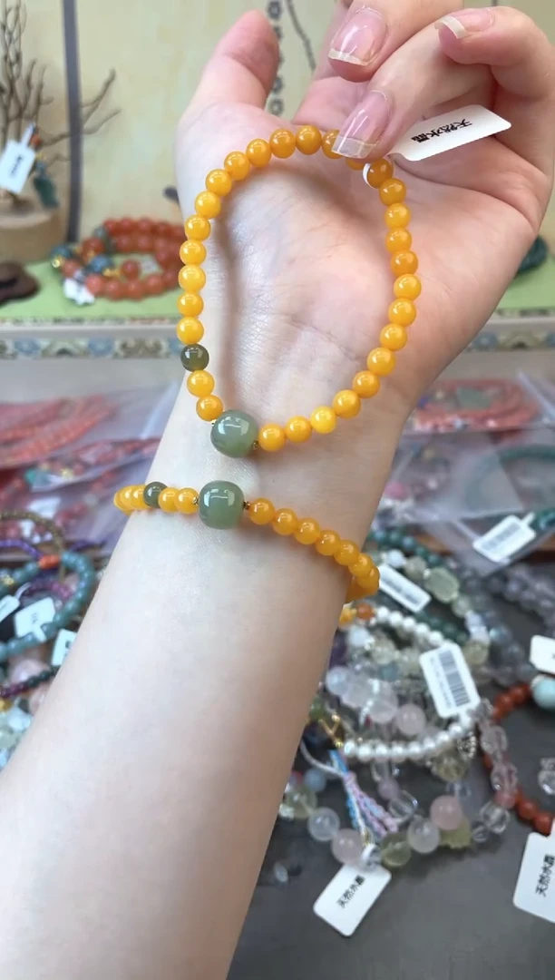 未镶嵌蜜蜡手链403