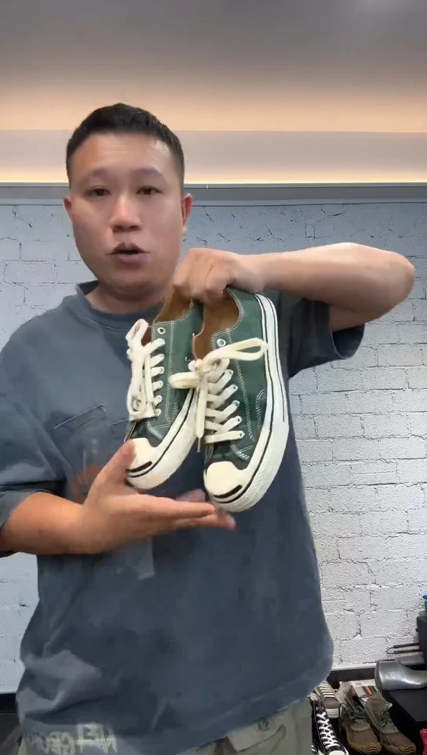 织物美式软木手工二次硫化夏季帆布鞋板鞋41码