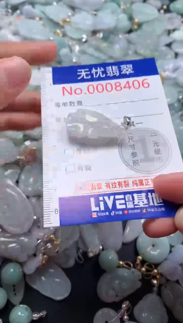 颈饰未镶嵌翡翠8406