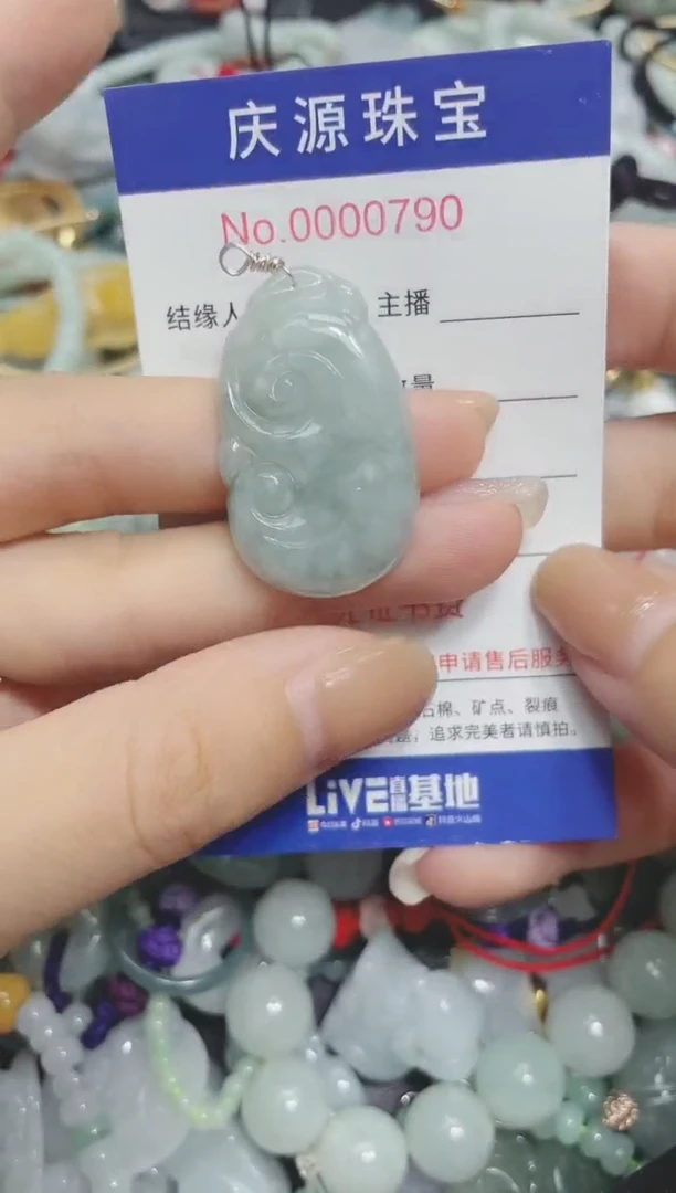 翡翠未镶嵌颈饰031