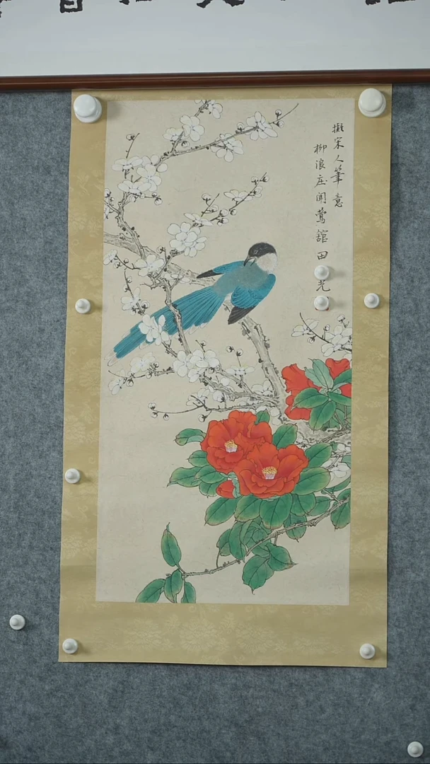 版画田老师-花鸟画作