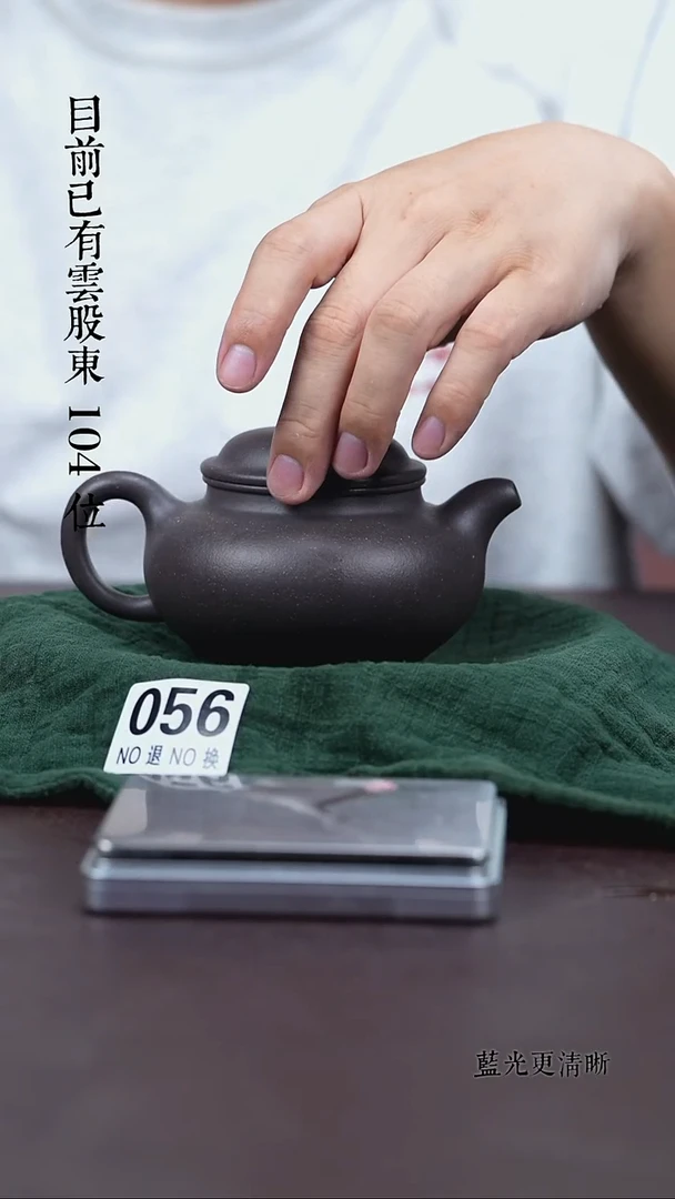 茶壶紫砂056椭圆掇只