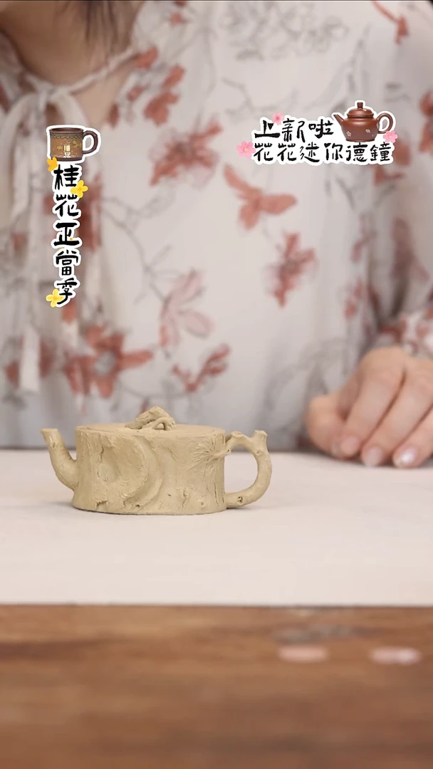 茶壶紫砂全手工段泥梅桩壶