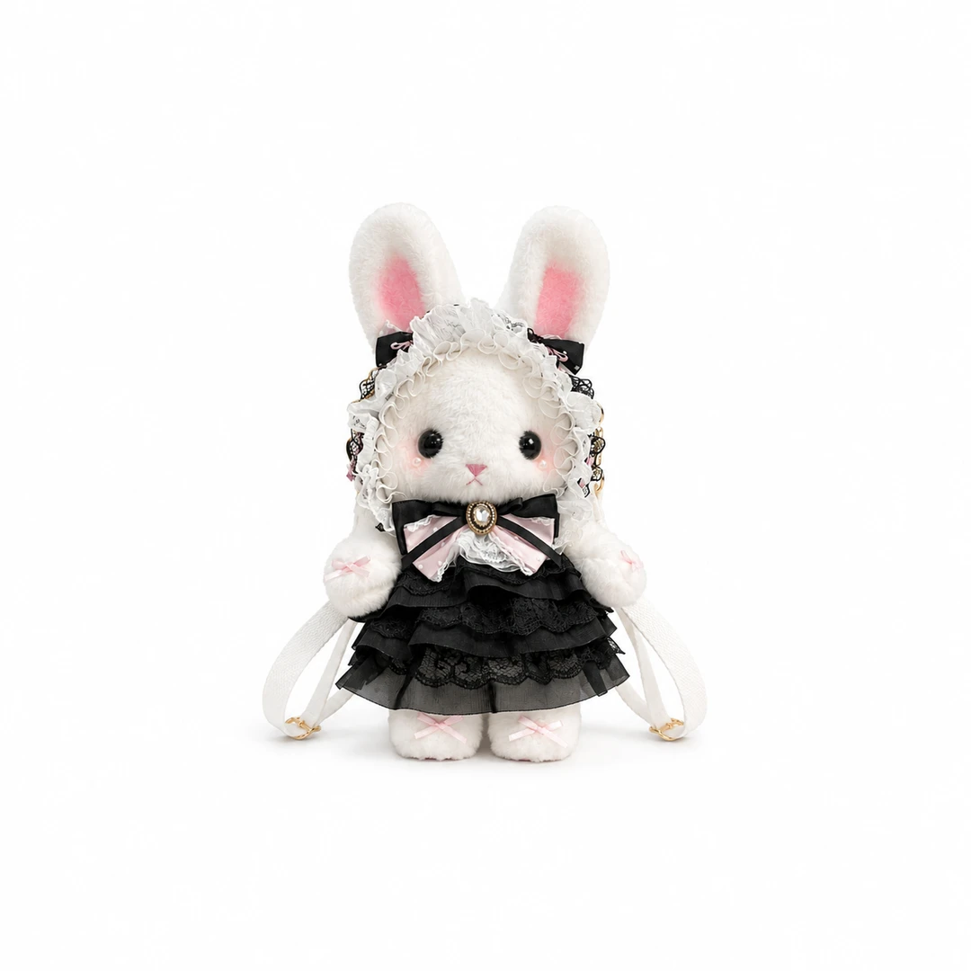 《熊屿兔》Lolita星野小兔玩偶包手作洛丽塔垂耳兔双肩包性价比超高