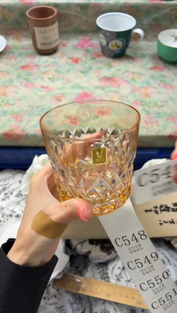 水晶玻璃杯套款宝***头       C547*