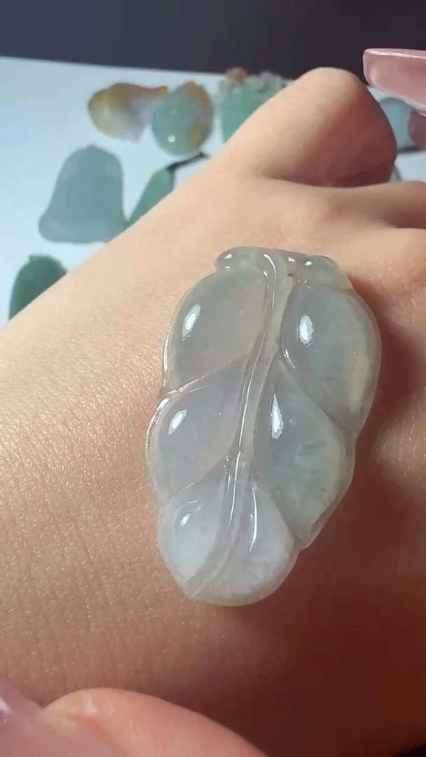 未镶嵌定制翡翠叶子