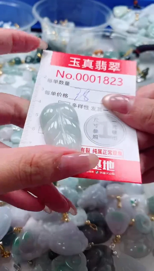 吊坠(不含链)未镶嵌翡翠1823