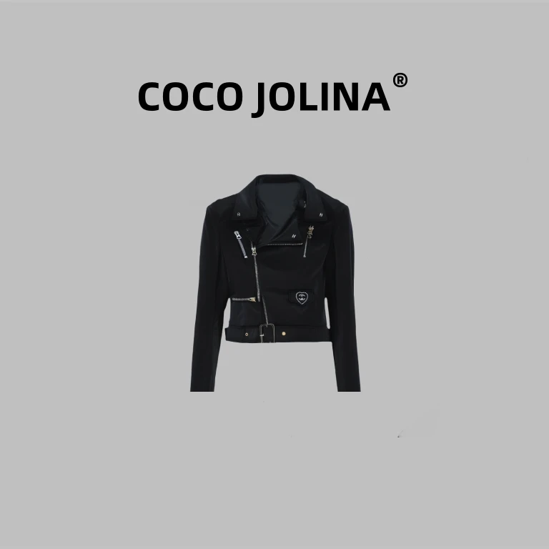 COCO JOLINA 秋冬新款时尚皮衣5215