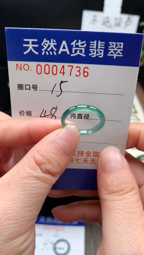 未镶嵌戒指翡翠15#