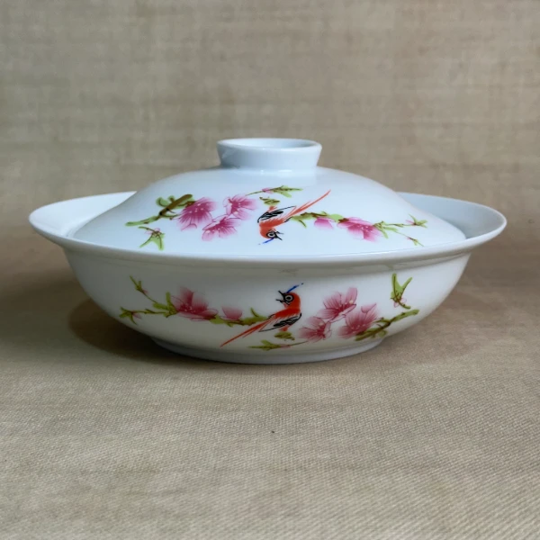 【赵氏瓷业】水点桃花合器菜碗1个装-DP-A204