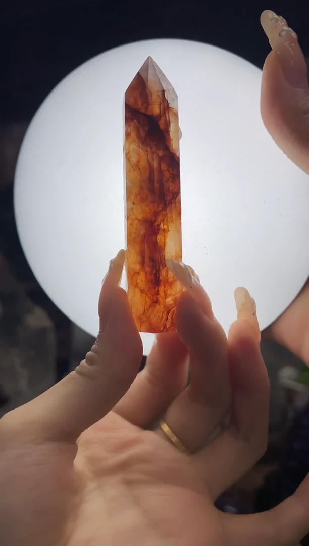 未镶嵌大型摆件（非配饰）水晶浇花柱子143