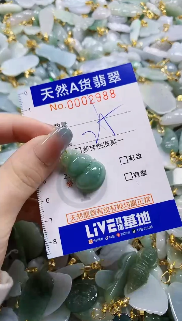 颈饰未镶嵌翡翠纯天然a货翡翠`