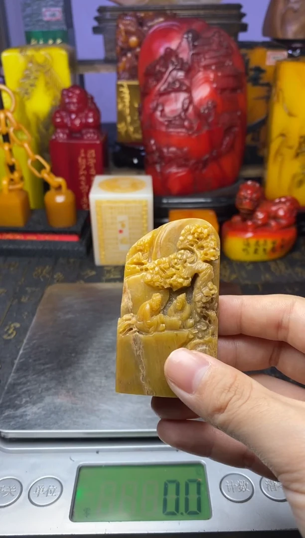 寿山石印石纯天然篆刻石料