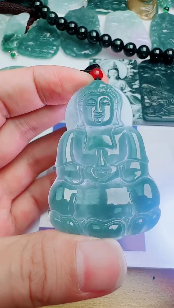 翡翠未镶嵌颈饰多样性随机发其一