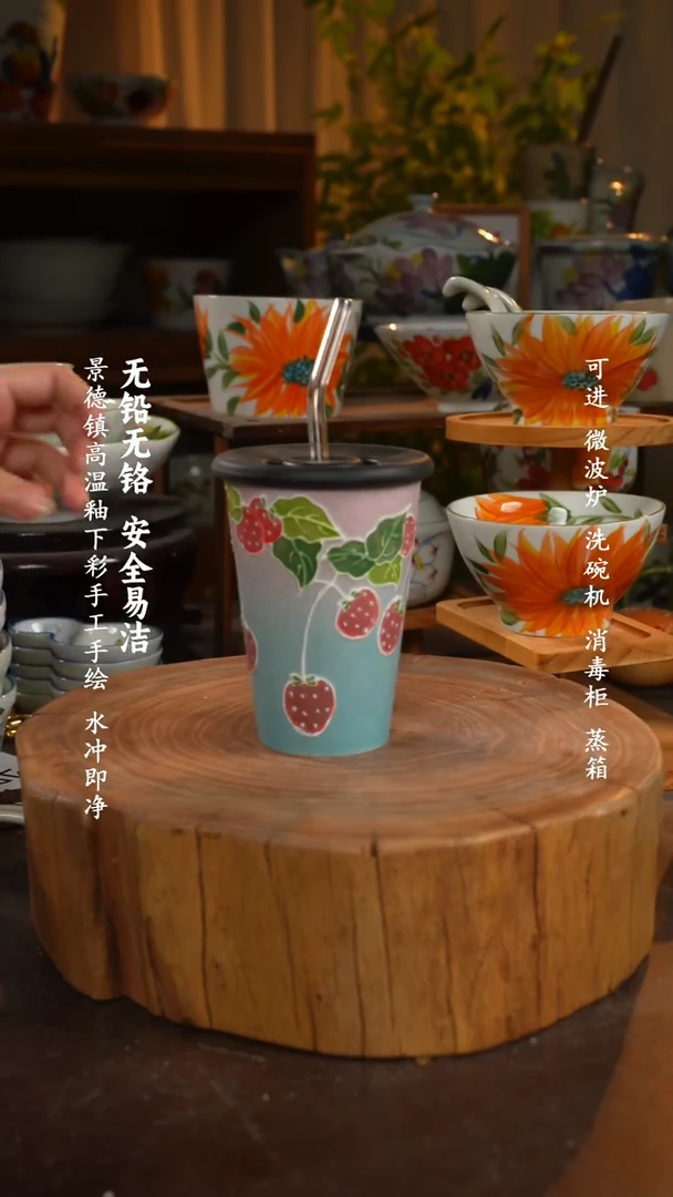 瓷景德镇高温瓷釉下瓷